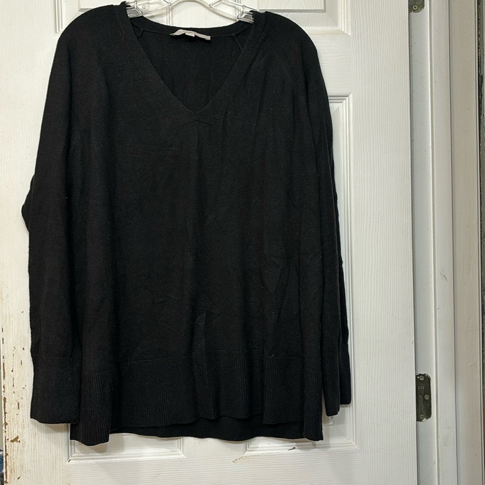 Long Black Sweater - XL